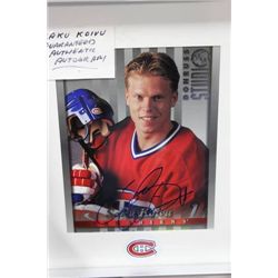 SAKU KOIVU GUARANTEED AUTHENTIC AUTOGRAPH
