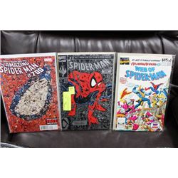 SPIDERMAN MARVEL COMICS X3