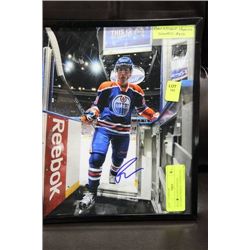 RYAN NUGENT HOPKINS AUTOGRAPHED 8 X 10 WITH COA