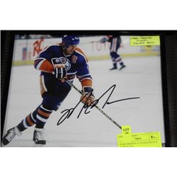MARK MESSIER AUTOGRAPHED 8 X 10 WITH COA