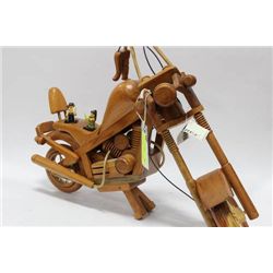 HANDCRAFTED TANNEX WOOD MOTORCYCLE