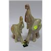 Image 1 : SET OF 2 MARBLE ELEPHANT FIGURINES (MADE IN KENYA)