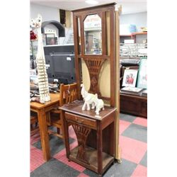 MAHOGANY HALL STAND
