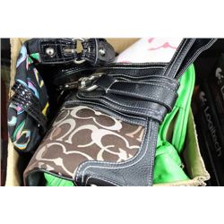 BOX OF THREE LADIES PURSES