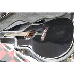 BLACK EPIPHONE GUITAR W CASE