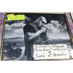 THEO ROSSI "SONS OF ANARCHY" AUTHENTIC