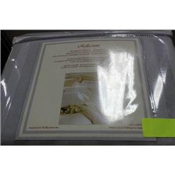 BLUE STRIPED 400 THREAD COUNT KING SIZE DUVET