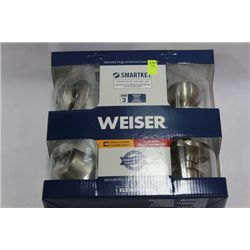 WEISER SMARTKEY SINGLE CYLINDER DEADBOLT W KEYED