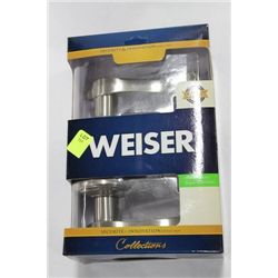WEISER HALL AND CLOSET HANDLE SET