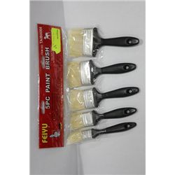 NEW 5 PC PAINTBRUSH SET