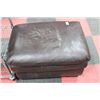 Image 1 : LEATHER OTTOMAN