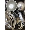 Image 1 : SILVER PLATED ASSORTED SILVER DISHES ETC...