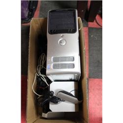 BOX W/ DELL DIMENSION COMPUTER TOWER W/ KEYBOARD/