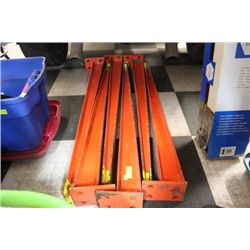SET OF 6 STEEL POST BARRICADES 52"