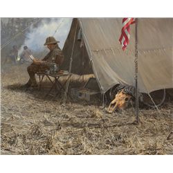 Giclee print "Reading at the Fly" by John Seerey-Lester