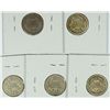 Image 2 : (5) BARBER DIMES (04, 07, 13, 14, 16)