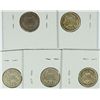 Image 2 : (5) BARBER DIMES (04, 07, 13, 14, 16)