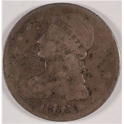 1838 BUST HALF DOLLAR F/VF