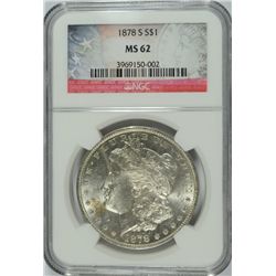 1878-S MORGAN DOLLAR NGC MS-62