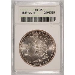 1884-CC MORGAN DOLLAR ANACS MS-65