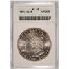 Image 1 : 1884-CC MORGAN DOLLAR ANACS MS-65