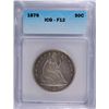 Image 1 : 1876 SEATED LIBERTY HALF ICG F-12