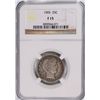 Image 1 : 1905 BARBER QUARTER, NGC F/VF-15   SCARCE