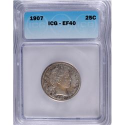 1907 BARBER QUARTER, ICG EF-40