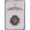 Image 1 : 1913 BARBER QUARTER, NGC FINE-12 SCARCE!