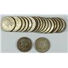 Image 1 : ROLL ( 20 ) COINS SILVER HALF DOLLARS, 1964 AND OLDER