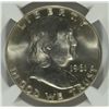 Image 2 : 1961-D FRANKLIN HALF DOLLAR, NGC MS-64 FBL