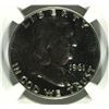 Image 2 : 1961 FRANKLIN HALF DOLLAR, NGC PROOF-67 SUPERB!
