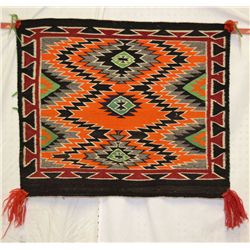 NAVAJO SUNDAY SADDLE BLANKET