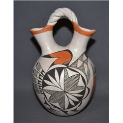 ACOMA POTTERY WEDDING VASE