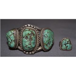 NAVAJO BRACELET AND RING