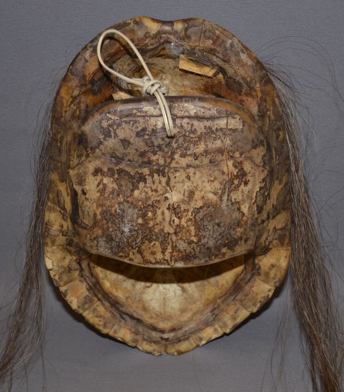 IROQUOIS CARVED TURTLE SHELL