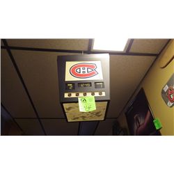 Montreal Canadiens hanging score board