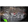 Image 2 : Variety of 52 beer glasses & 6 small glasses (4 trays)