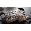 Image 3 : Variety of 52 beer glasses & 6 small glasses (4 trays)