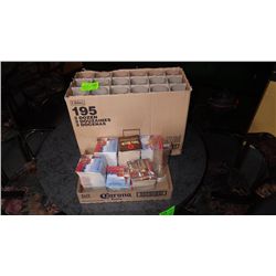 1 case of 36 big rock beer glasses and mixed coasters