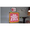 Image 1 : 4 pieces all together 7up & Goodyear metal signs/home hardware metal sign plus color TV