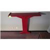Image 2 : Wall table with cue holder and 2 solid wood stools
