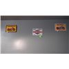 Image 1 : collectible "Indian Motor Cycle" metal sign "Harley Davidson" metal sign and "Indian Chief" metal si