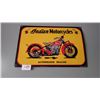 Image 2 : collectible "Indian Motor Cycle" metal sign "Harley Davidson" metal sign and "Indian Chief" metal si