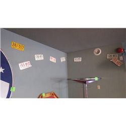 9 license plates - SK 1967 Centennial, 1972, 1974 & 1975