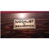 Image 8 : Brunswick medalist professional 4 1/2 x 9 ft slate regulation 8 ball/9 ball table with ball return. 