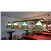 Image 1 : Hanging 4 lamp pool table light
