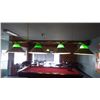 Image 2 : Hanging 4 lamp pool table light