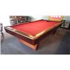 Image 1 : Brunswick medalist professional 4 1/2 x 9 ft slate regulation 8 ball/9 ball table with ball return. 