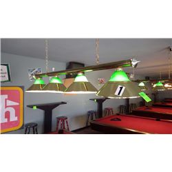 Hanging 4 lamp pool table light